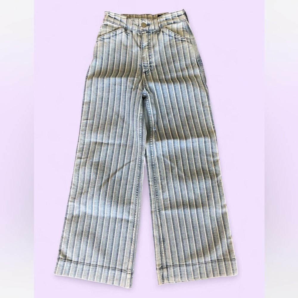 AG Adriano Goldschmied Striped Jeans